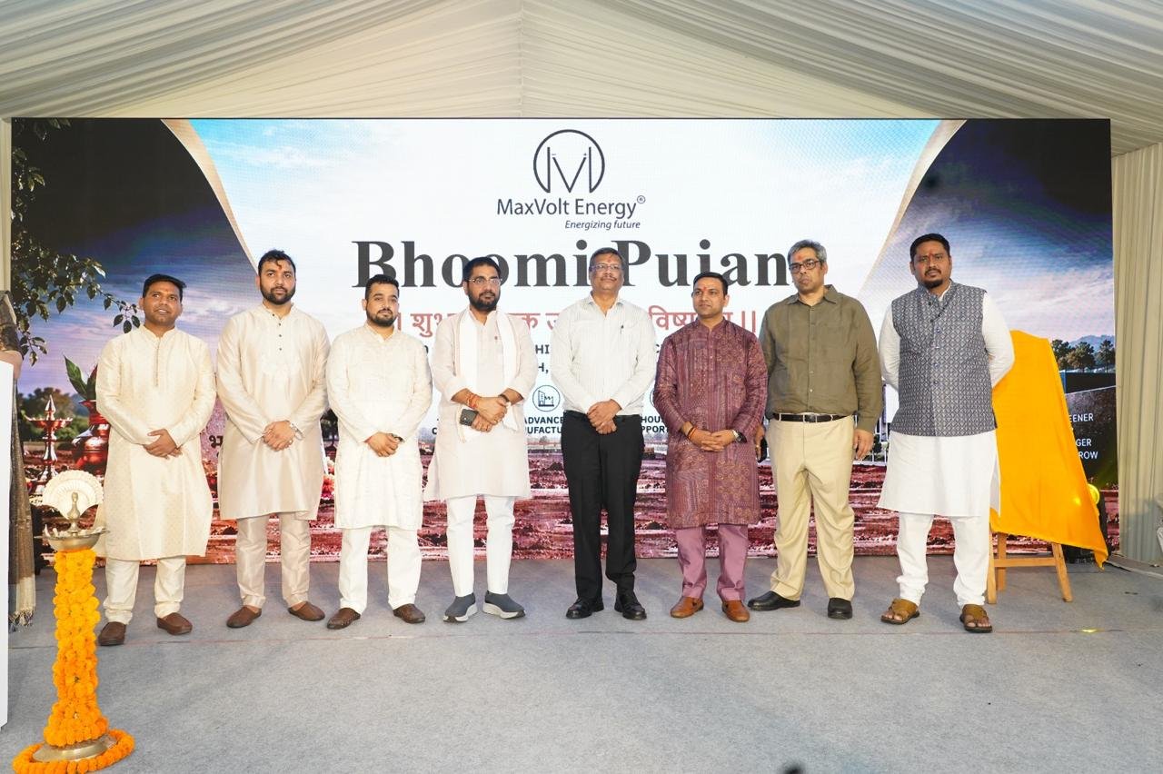 Maxvolt Energy Takes Next Growth Step with Bhoomi Pujan of INR 700 Crore Aligarh Battery Plant