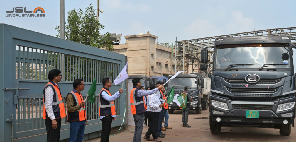 Jindal Stainless Deploys 10 Electric Trucks for Goods Transport